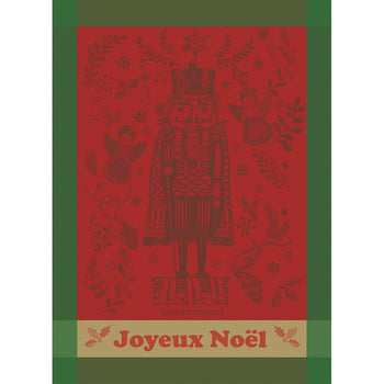 Garnier Thiebaut Noel Kitchen Towel Nutcracker